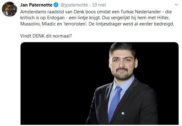 Journalist Basri Doğan doet aangifte tegen DENK-raadslid
